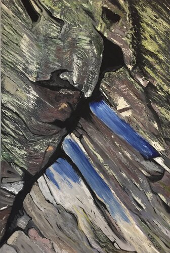 „Fremdes blau 2“ von Reiner Stening, Malerei kaufen auf Singulart