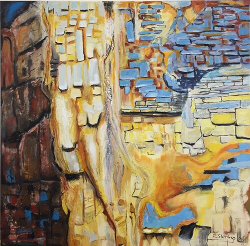„Felsemosaik“ de Reiner Stening, Pintura a la venta en Singulart