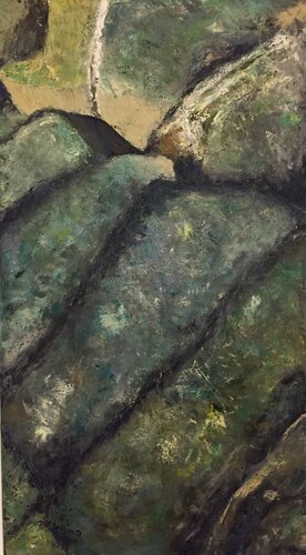 „Felsen von Salema 1“ by Reiner Stening, Painting for Sale on Singulart