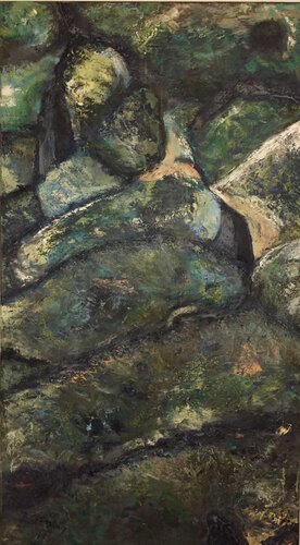 „Felsen von Salema 2“ van Reiner Stening, Schilderij te koop op Singulart