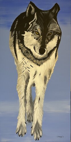 „Wolf“ von Reiner Stening, Malerei kaufen auf Singulart
