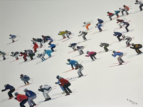 „Ski“ di Reiner Stening, Pittura in vendita su Singulart