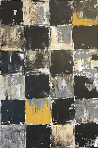 Farbkomposition 3 di Reiner Stening, Pittura in vendita su Singulart