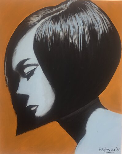 Hommage a‘ Vidal Sassoon 1 von Reiner Stening, Malerei kaufen auf Singulart