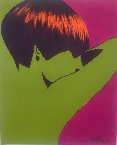 Hommage a‘ Vidal Sassoon 3 von Reiner Stening, Malerei kaufen auf Singulart
