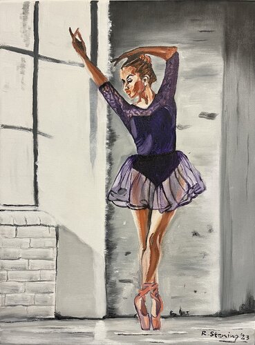 Ballett 9 von Reiner Stening, Malerei kaufen auf Singulart