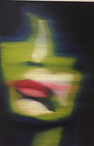 Rote Lippen di Reiner Stening, Pittura in vendita su Singulart