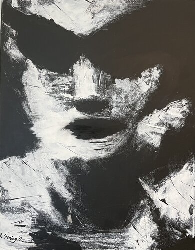 White Face di Reiner Stening, Pittura in vendita su Singulart