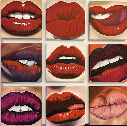 Lips van Reiner Stening, Schilderij te koop op Singulart