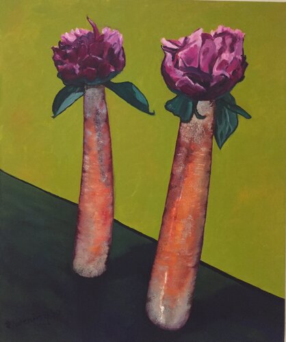 Pfingstrosen by Reiner Stening, Painting for Sale on Singulart