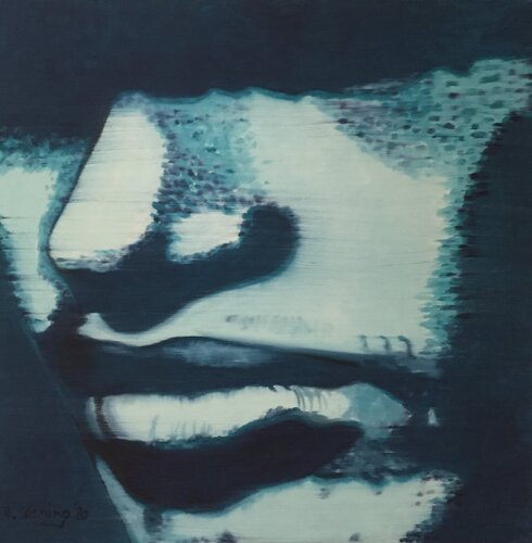 blueFace de Reiner Stening, Pintura a la venta en Singulart