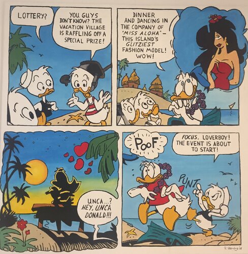 Comic by Reiner Stening, Painting for Sale on Singulart