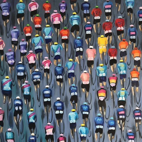Tour de France 2 van Reiner Stening, Schilderij te koop op Singulart