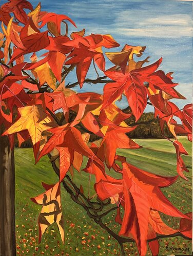 Autumn Leaves 1 von Reiner Stening, Malerei kaufen auf Singulart