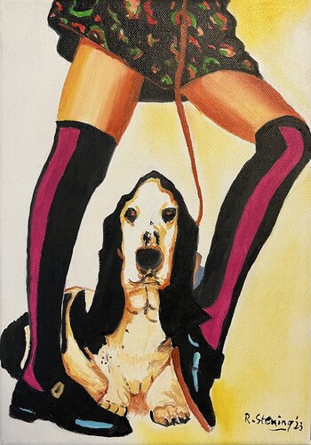 In Pose 1 by Reiner Stening, 회화 for Sale on Singulart