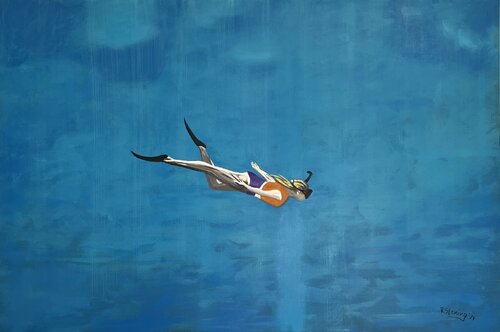 Die Taucherin Reiner Stening