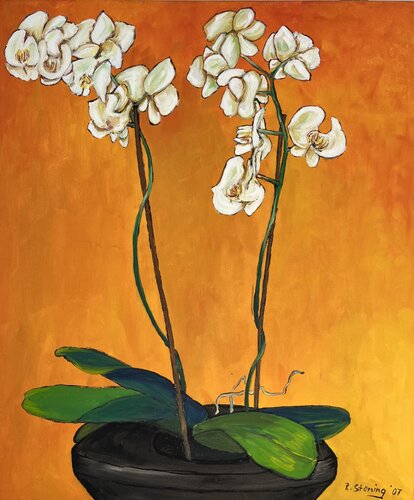 Orchideen van Reiner Stening, Schilderij te koop op Singulart