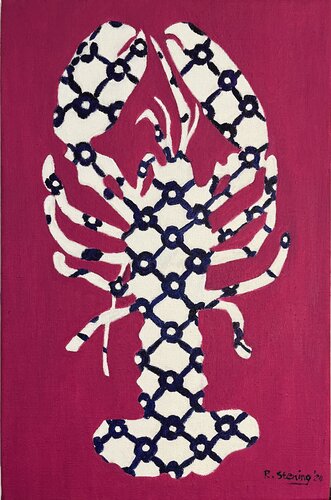 modern Lobster by Reiner Stening, Painting for Sale on Singulart