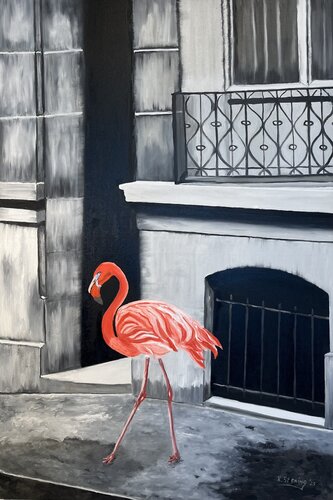 Wildwechsel 8 van Reiner Stening, Schilderij te koop op Singulart