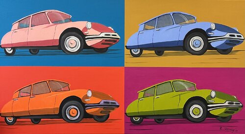 „die Göttin“ par Reiner Stening, Peinture en vente sur Singulart