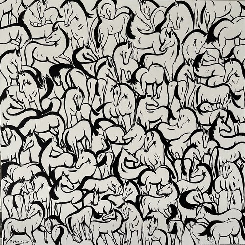 „Hommage an Franc Marc“ von Reiner Stening, Malerei kaufen auf Singulart