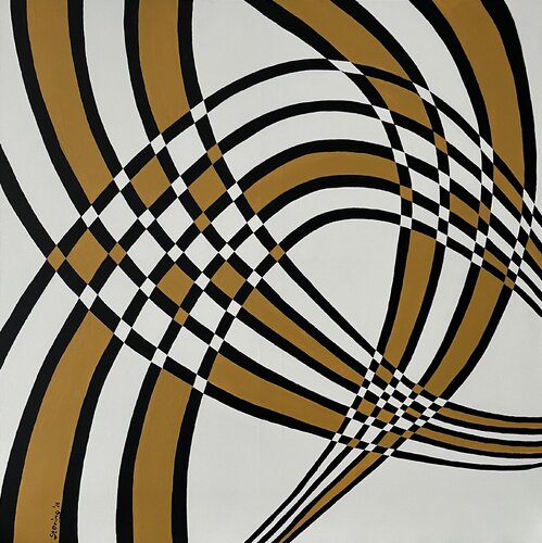 „OpArt 2“ van Reiner Stening, Schilderij te koop op Singulart