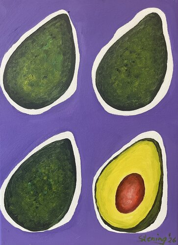 „Avocado“ von Reiner Stening, Malerei kaufen auf Singulart