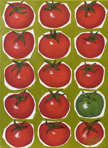 „Tomaten“ von Reiner Stening, Malerei kaufen auf Singulart