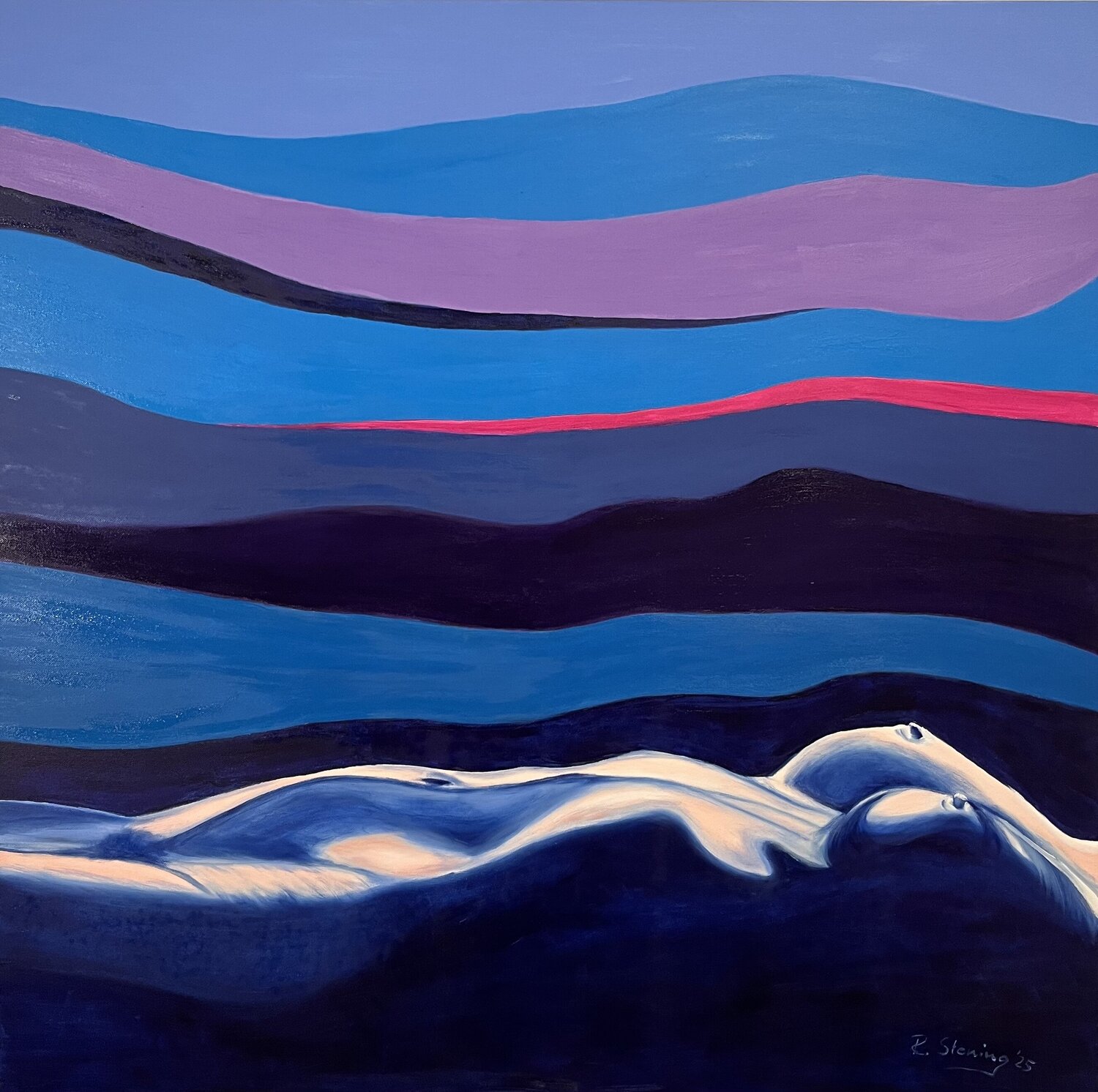 „Fantasie in blau“ Reiner Stening