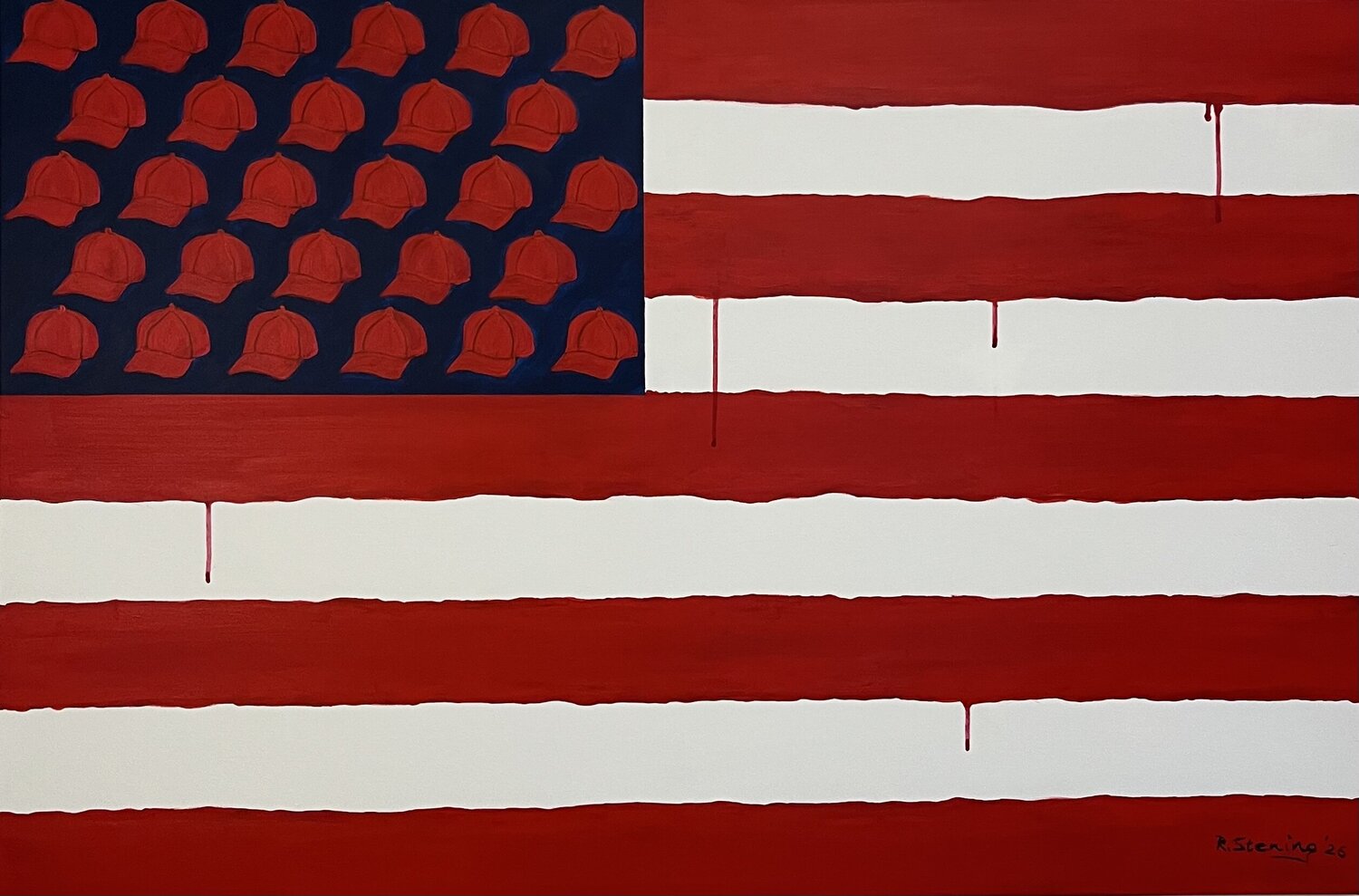 „Caps and Stripes“ Reiner Stening