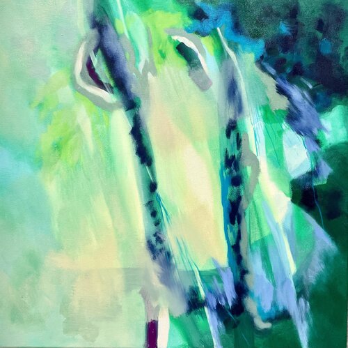 GREEN EYES Seelenstücke Seewind di Sabine Hemming, Pittura in vendita su Singulart