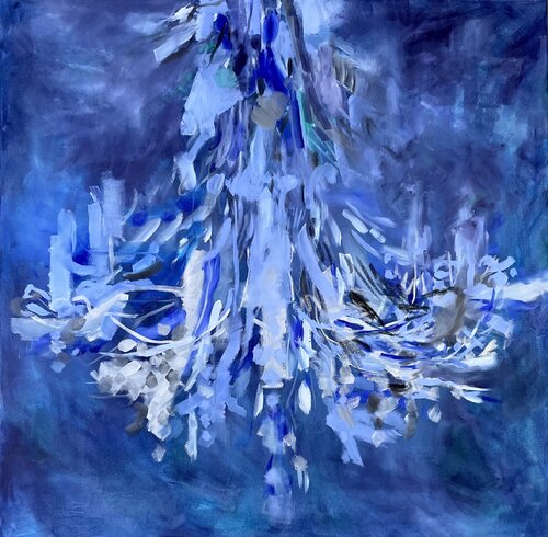 CHANDELIER Villa Azzurro di Sabine Hemming, Pittura in vendita su Singulart