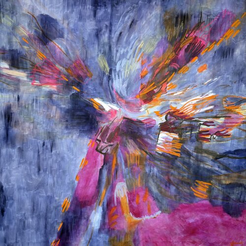 LIVING SHAPES Pattern of love by Sabine Hemming, 회화 for Sale on Singulart