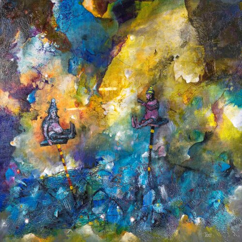 Cirque par Tessy Willems, Peinture en vente sur Singulart