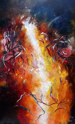 Let it happen di Tessy Willems, Pittura in vendita su Singulart
