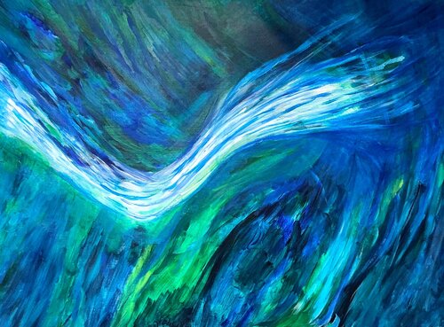 Risalita by Angela Cortese, Painting for Sale on Singulart