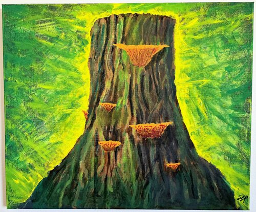 Tree stump von Stjepan Sasa Pejic, Malerei kaufen auf Singulart