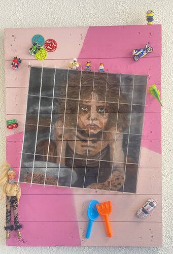 La vie en rose von alain oddo, Malerei kaufen auf Singulart