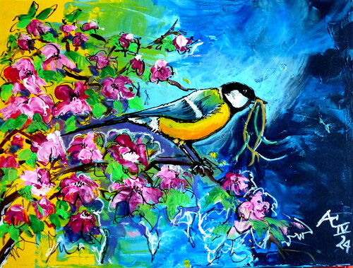 Frühling by Johann Acher, Painting for Sale on Singulart
