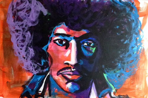 Jimmy Hendrix von Johann Acher, Malerei kaufen auf Singulart