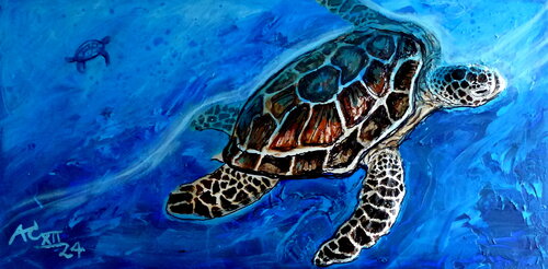 Schwerelose Gleiter von Johann Acher, Malerei kaufen auf Singulart