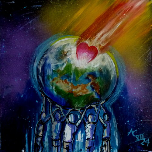 wieder in die Liebe kommen von Johann Acher, Malerei kaufen auf Singulart