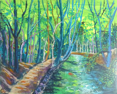 Eibenwald by Johann Acher, Painting for Sale on Singulart