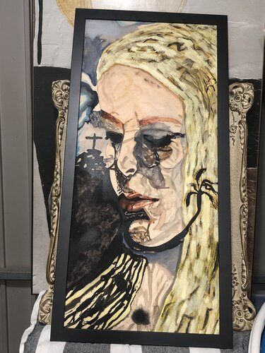 Alegoría de María Magdalena von Francisco Serrano García, Malerei kaufen auf Singulart