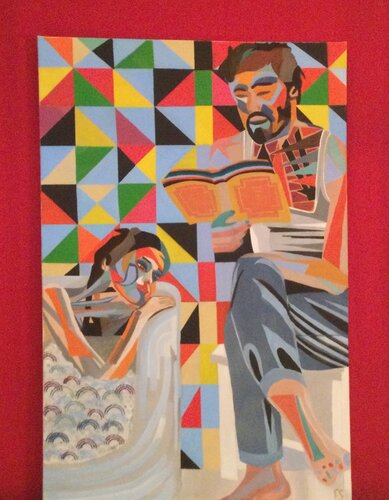 Amistad colorida (Trilogía colorida) by Francisco Serrano García, Painting for Sale on Singulart