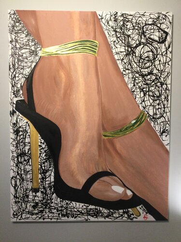 Fetiche sobre lio by Francisco Serrano García, Painting for Sale on Singulart