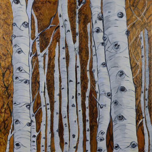 Betulle in Autunno von Cinzia Beretta, Malerei kaufen auf Singulart