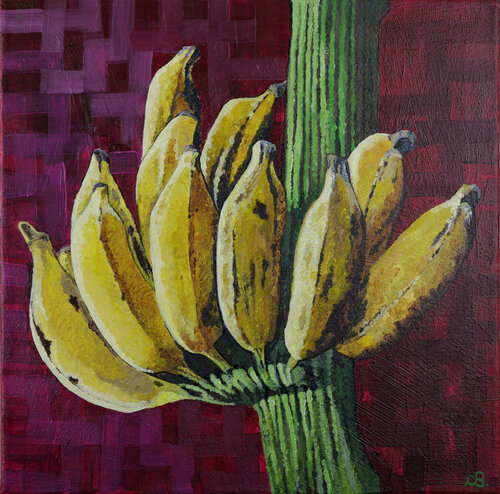 Banane Pop Explosion von Cinzia Beretta, Malerei kaufen auf Singulart