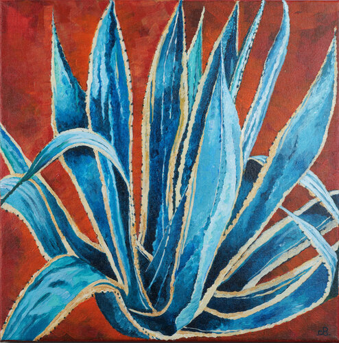 Agave in the Heat of Noon von Cinzia Beretta, Malerei kaufen auf Singulart