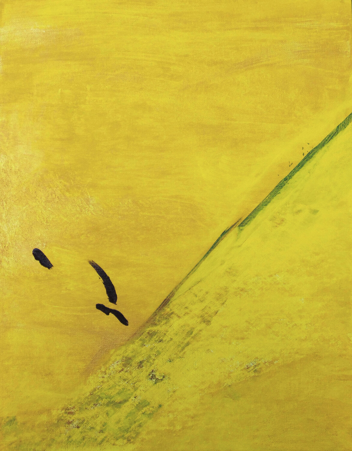 Abstract in Yellow and Gold Sheila Lemons